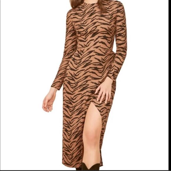 Reformation Marita Midi animal print dress - Picture 2 of 16
